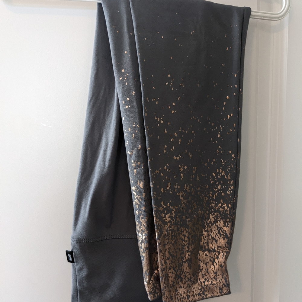 Gold and Grey Leggings